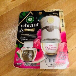 Air Wick Vibrant Plug-In Scented Oil Air Freshener Warmer Starter Kit